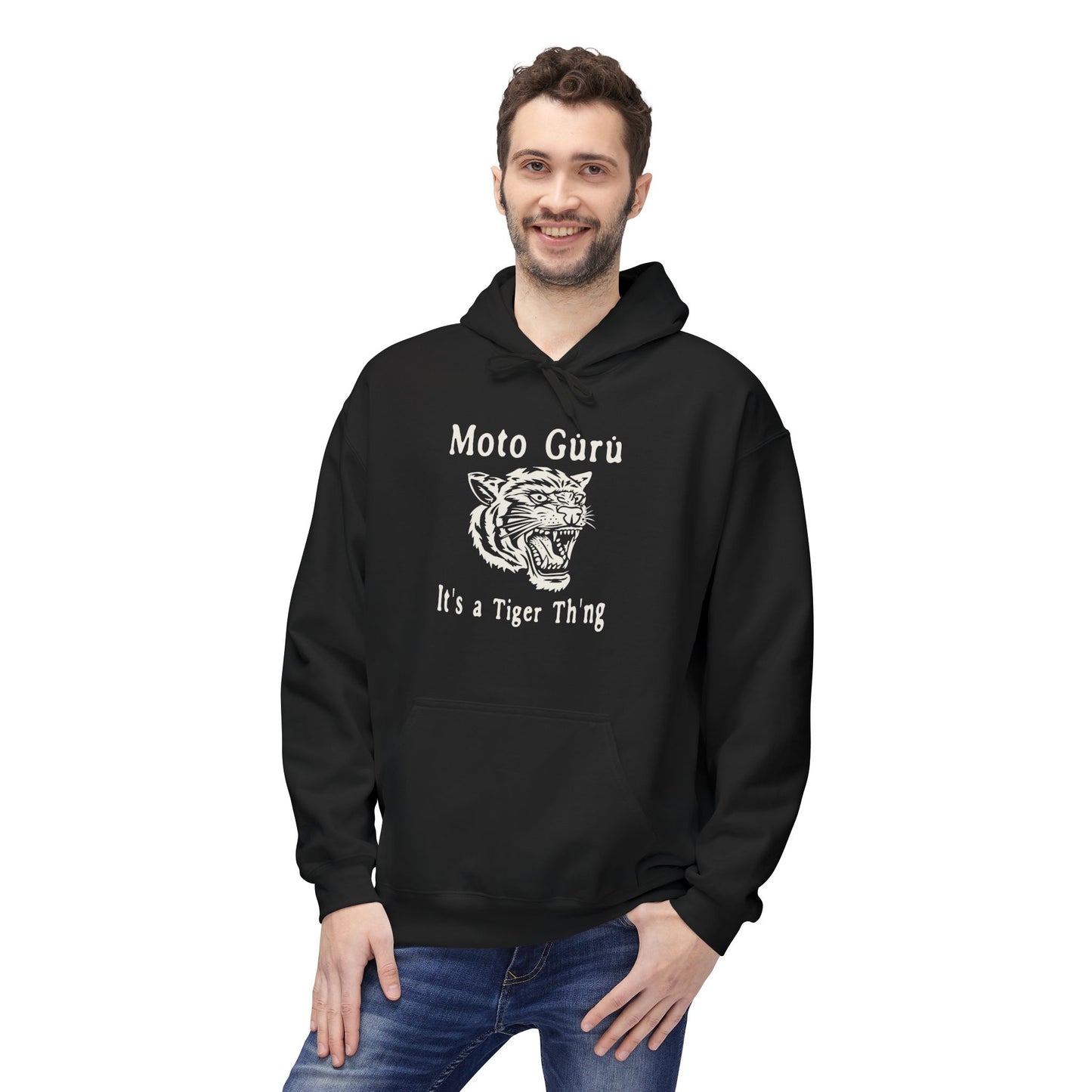 It's a Tiger Th'ng Vintage Design Motorcycle Hoodie