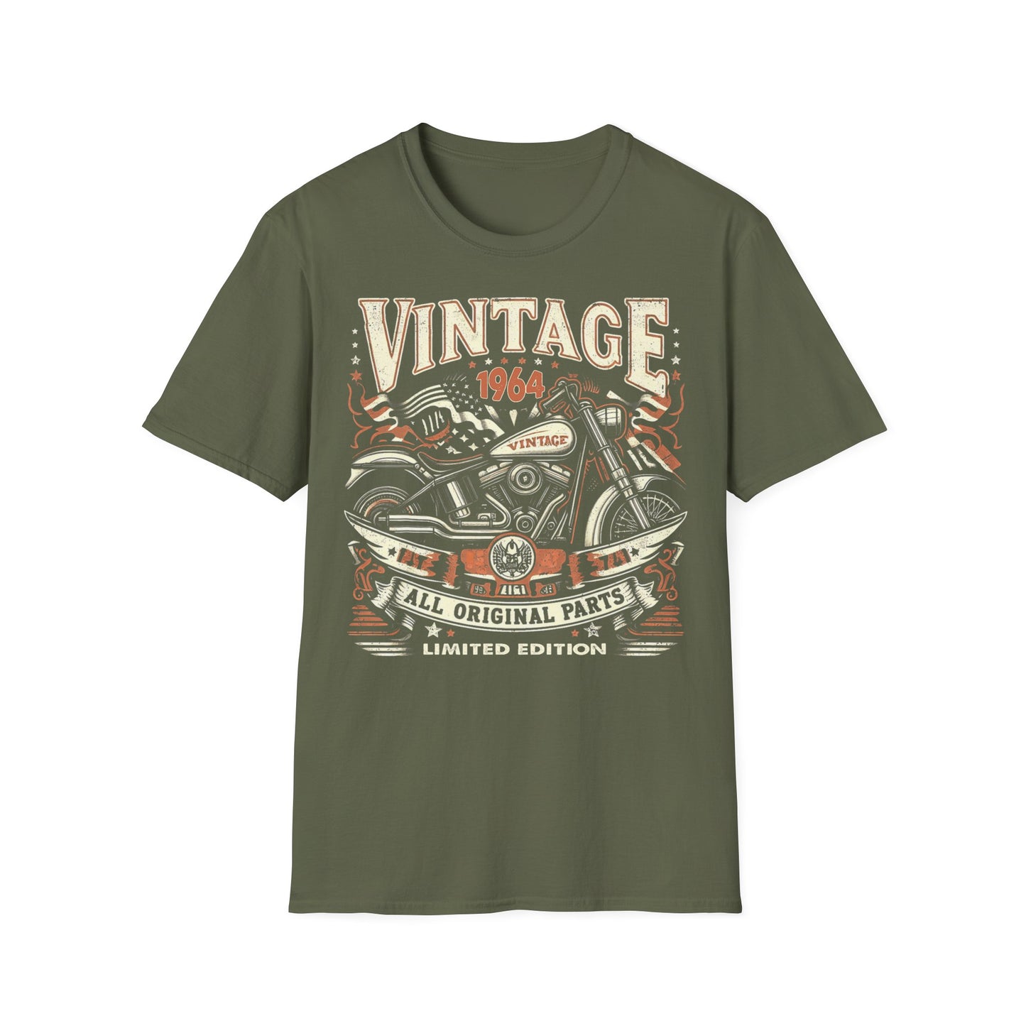 Vintage 1964 Vintage Design Motorcycle T-Shirt