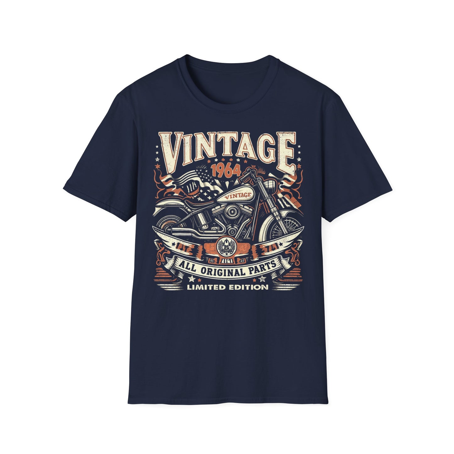 Vintage 1964 Vintage Design Motorcycle T-Shirt